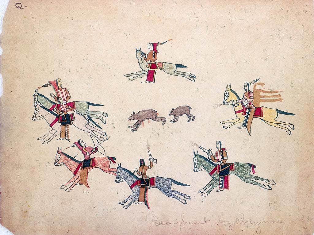 Detail of The Bear Hunt by Making Medicine