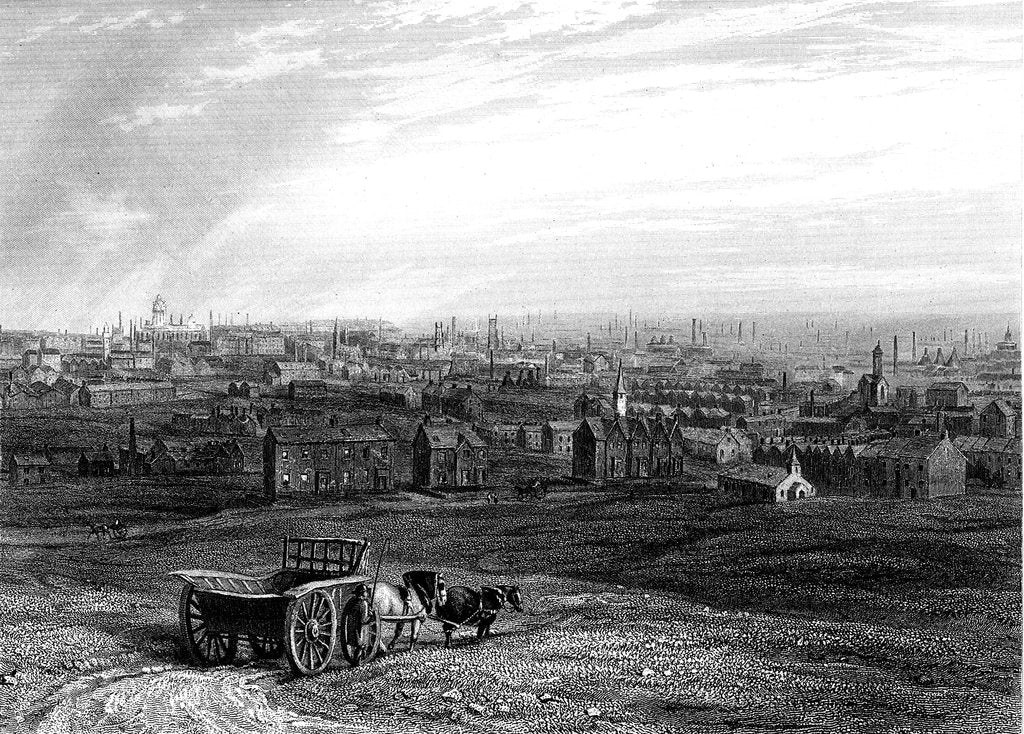 Detail of View of Leeds, Yorkshire, early 19th century by Unknown