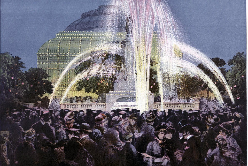 Detail of The International Inventions Exhibition, Kensington, London, August 1885 by Unknown