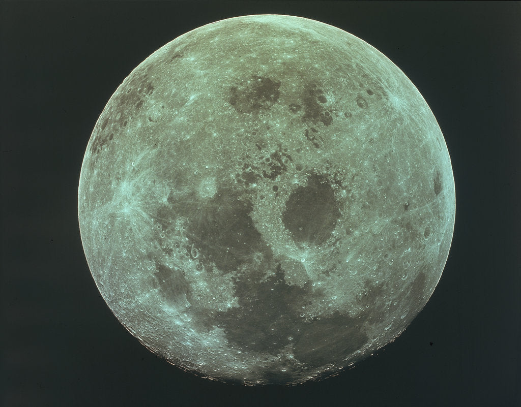 Detail of Front side of the moon, 22 July 1969 by Unknown