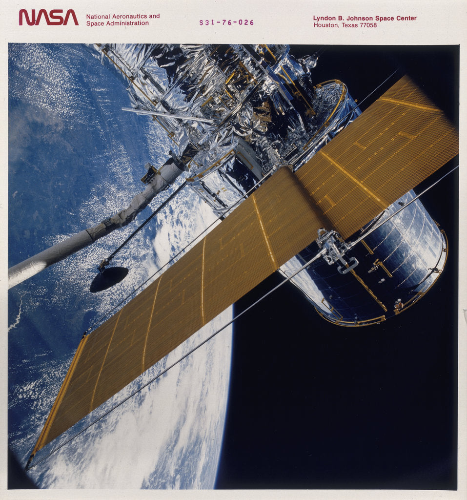Detail of Deployment of the Hubble Space Telescope, 1990 by Unknown