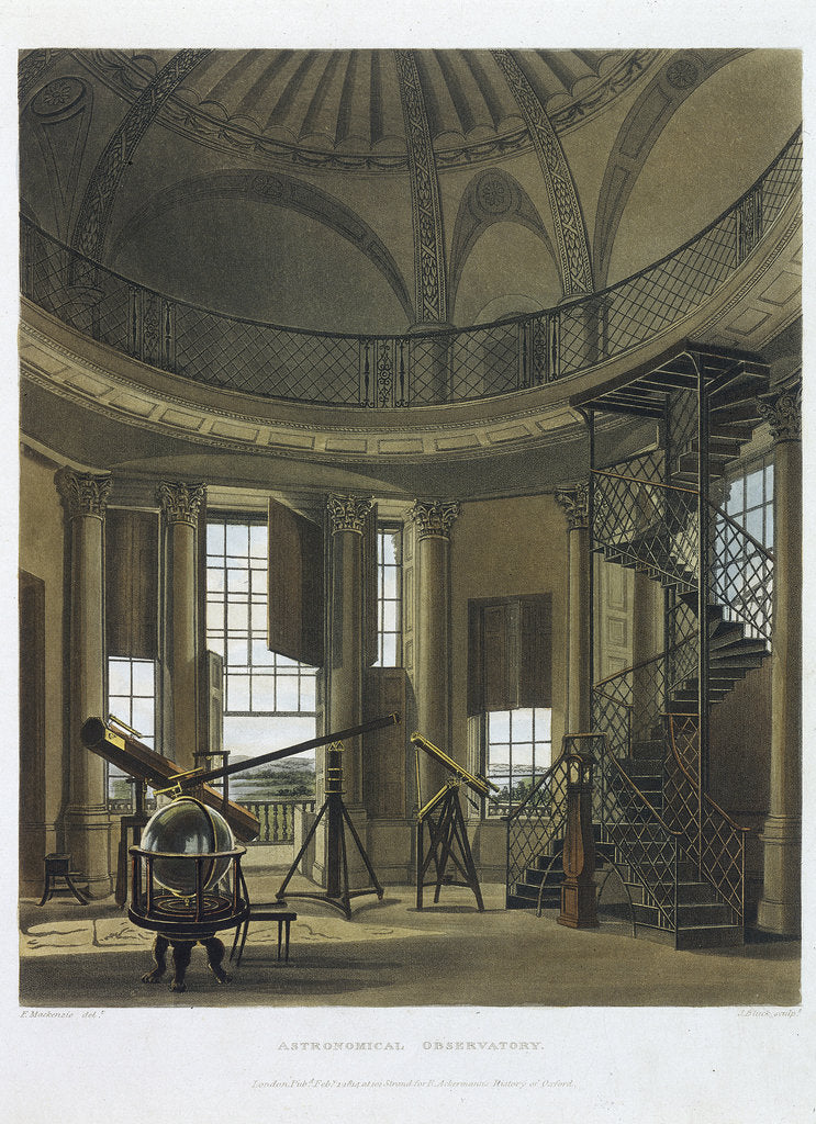 Detail of Astronomical Observatory, 1814 by James Black