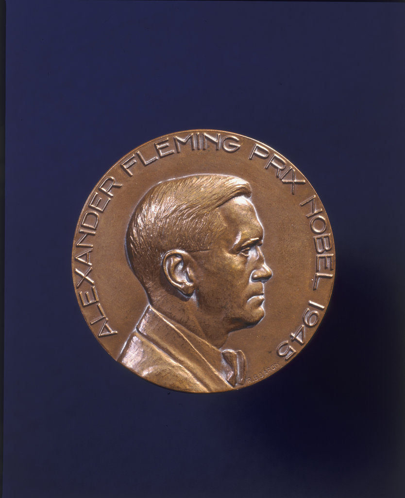 Detail of Alexander Fleming Prix Nobel 1945 by Unknown