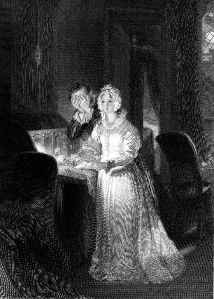 Detail of The Sleepwalker (Somnambulist) making discoveries by Unknown