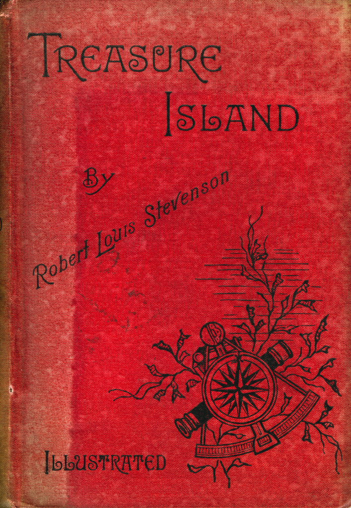 Detail of Cover of Treasure Island by Robert Louis Stevenson, 1886 by Unknown