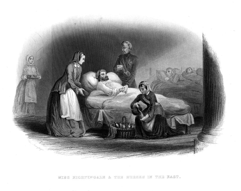 Detail of Miss Nightingale and the Military in the East, c1860 by Unknown