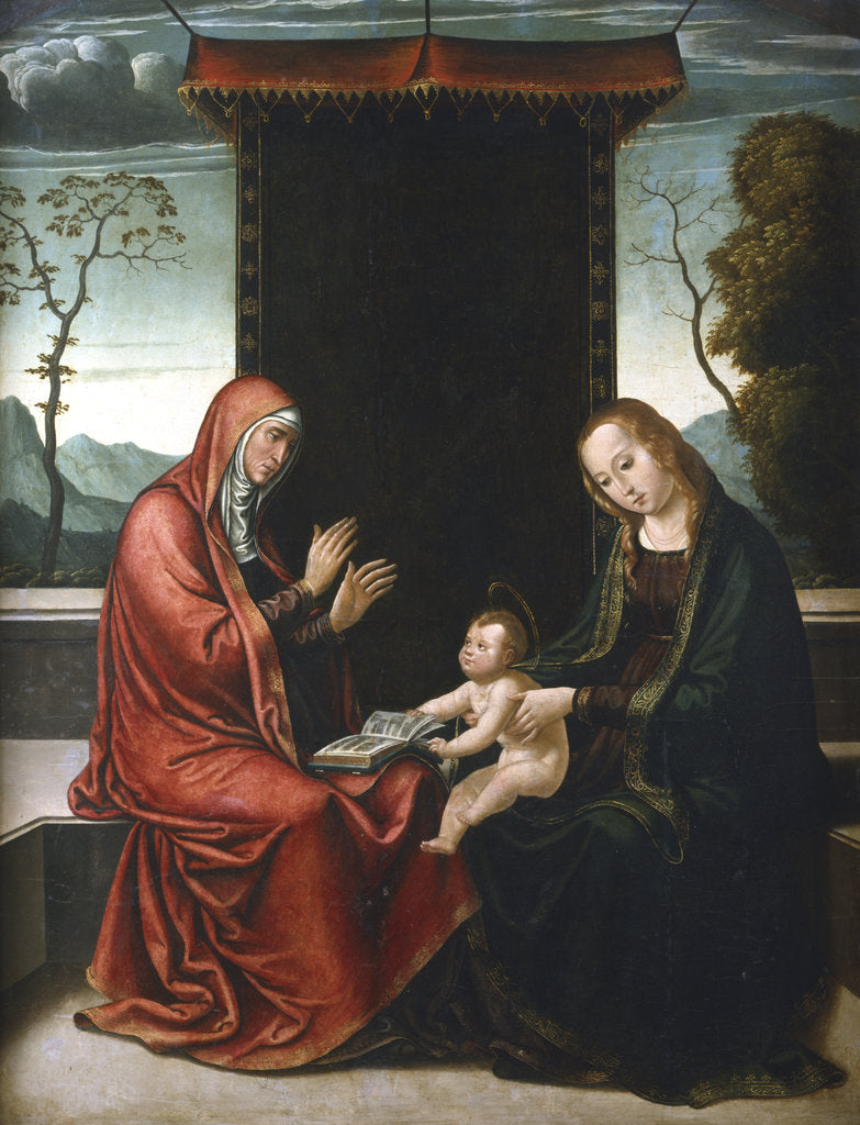 Detail of St Anne, the Virgin and Child, c1520-1565 by Juan de Borgona the Younger