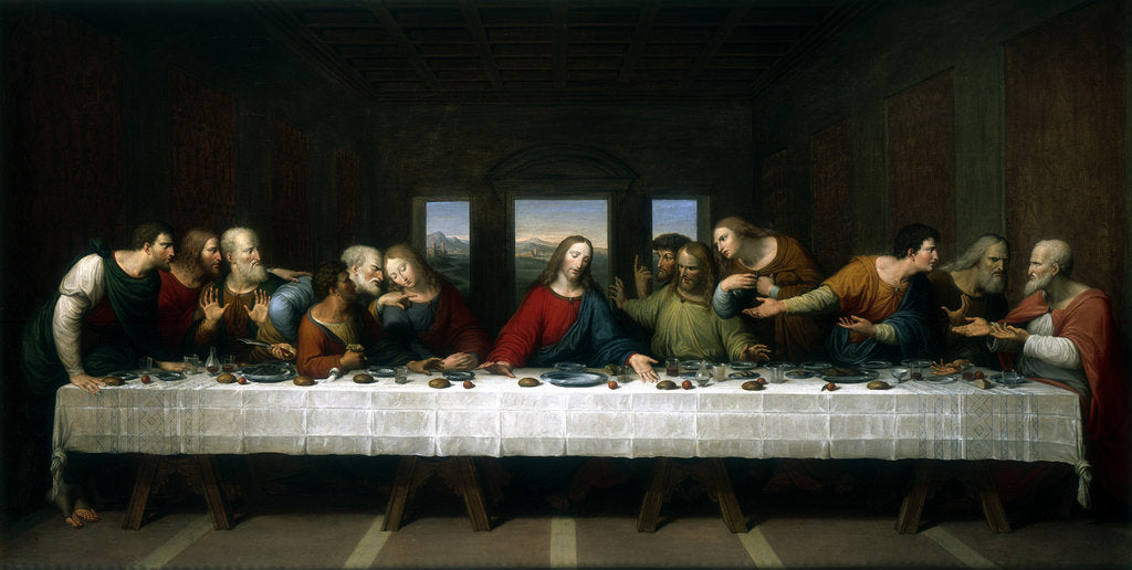 Detail of The Last Supper, 1803 by Michael Kock