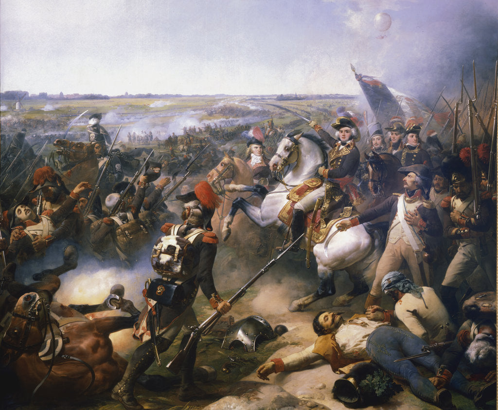 Detail of Battle of Fleurus, 16 June 1794 by Jean-Baptiste Mauzaisse
