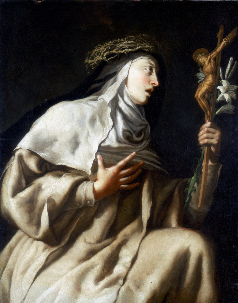 Detail of St Teresa of Avila before the Cross, c1621-1663 by Guido Cagnacci