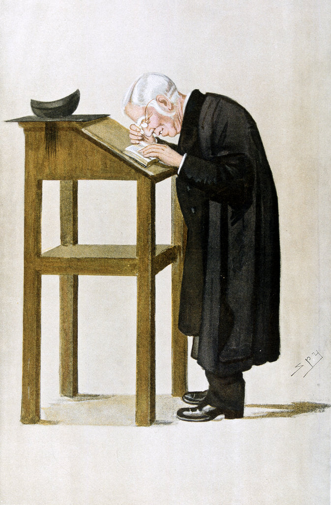 Detail of William Archibald Spooner, British clergyman and educationalist, 1898 by Spy
