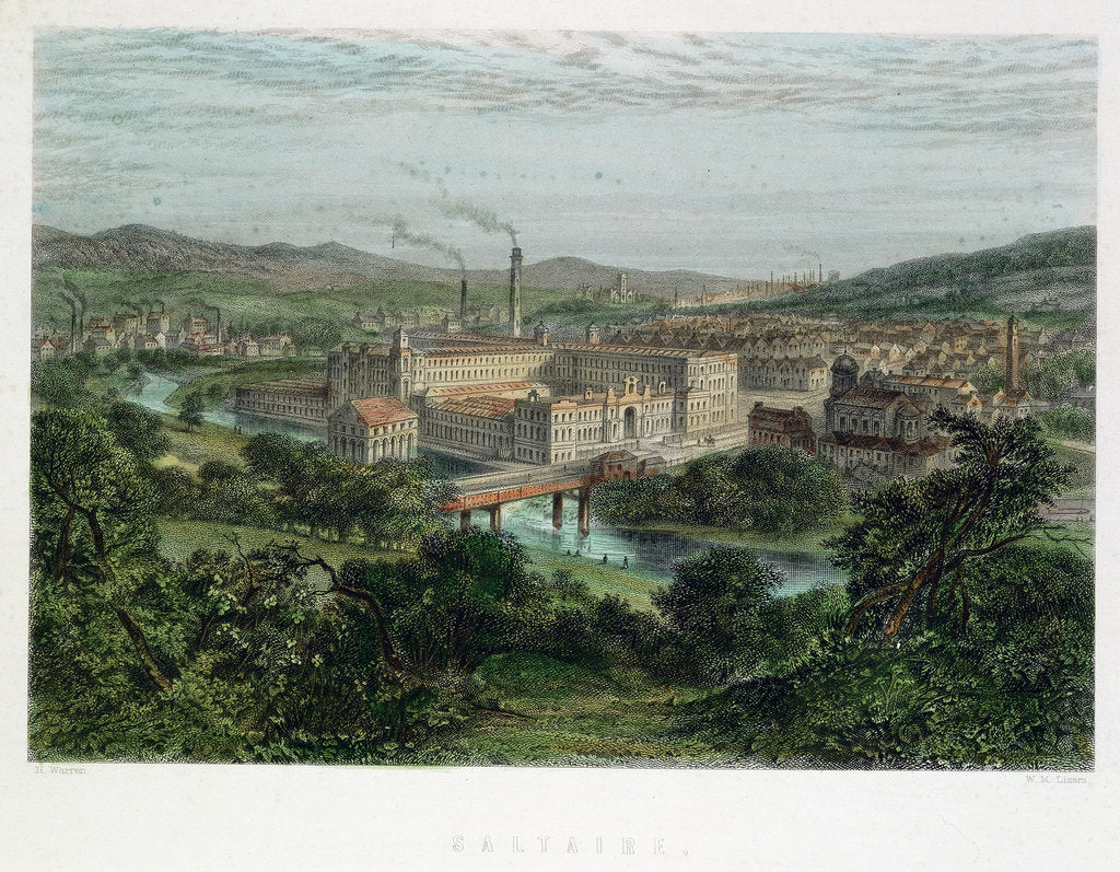 Detail of Saltaire, Yorkshire, 19th century by Unknown