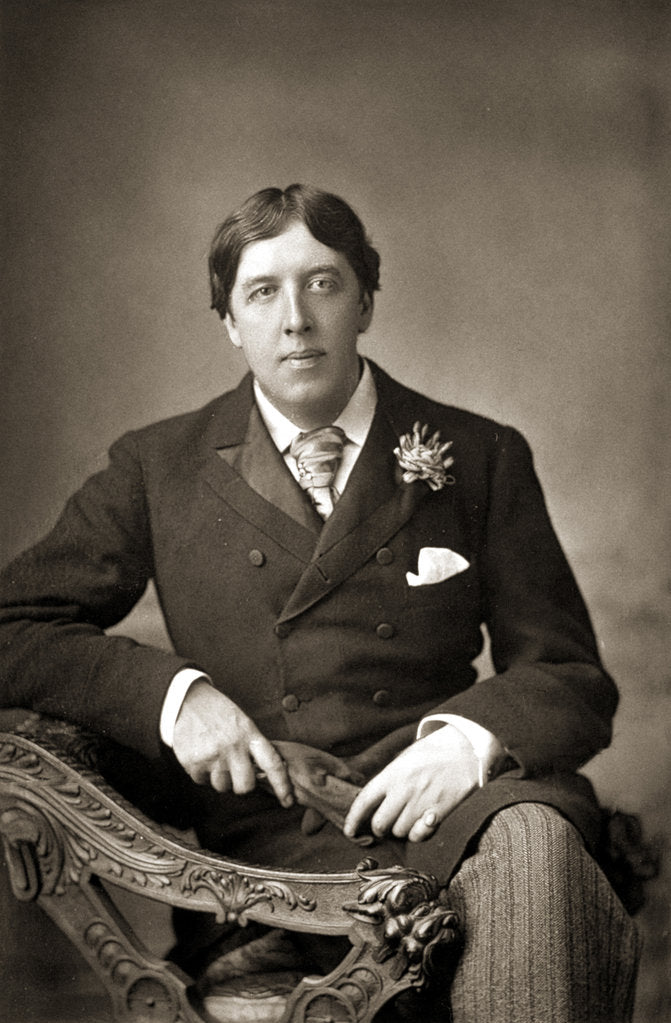 Detail of Oscar Wilde, Irish writer, wit and playwright, c1890 by Unknown