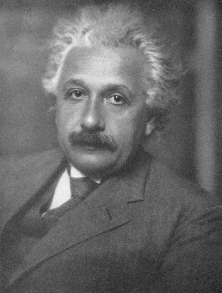 Detail of Albert Einstein, German-Swiss-American mathematician and physicist by Unknown