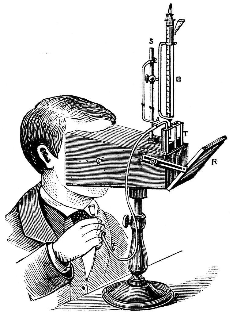 Detail of Colorimeter, after a design by Labilliardiere with modifications by Salleron, 1871 by Unknown
