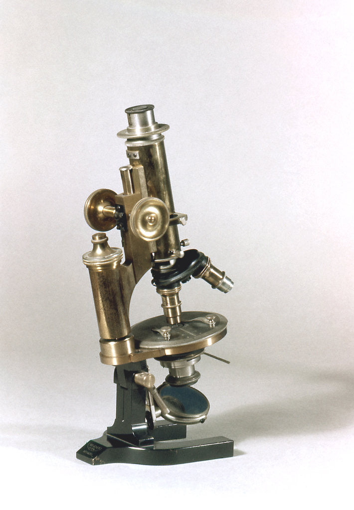 Detail of Microscope made by C Reichert, Vienna, 1895 by C Reichert