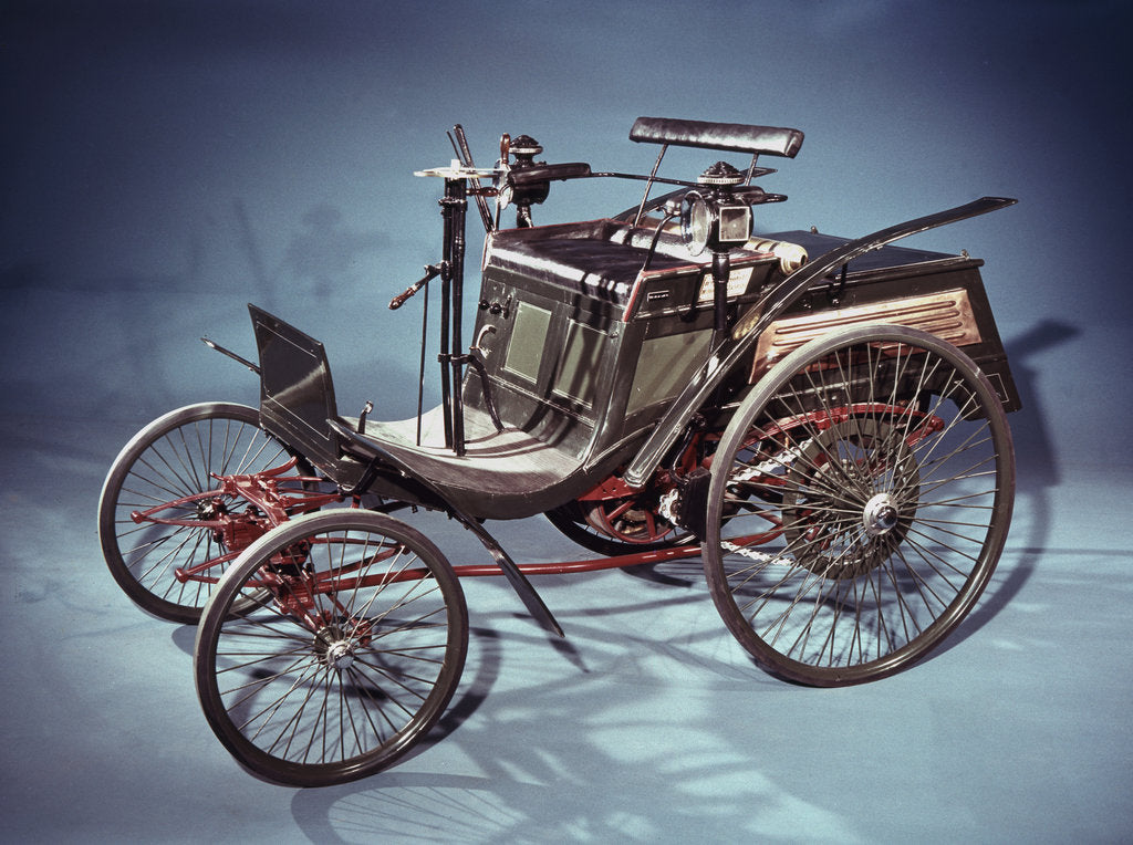 Detail of Rear-engined Benz Velo car, German, 1894 by Unknown