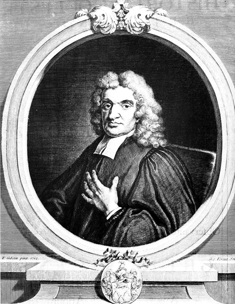 Detail of John Flamsteed, English astronomer and clergyman,1712 (1725) by George Vertue