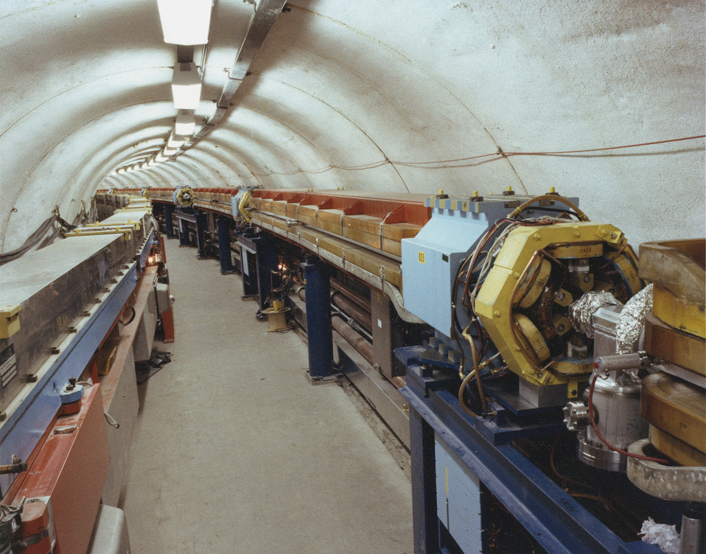 Detail of Particle accelerator tunnel, Cern, Geneva, 20th century by Unknown
