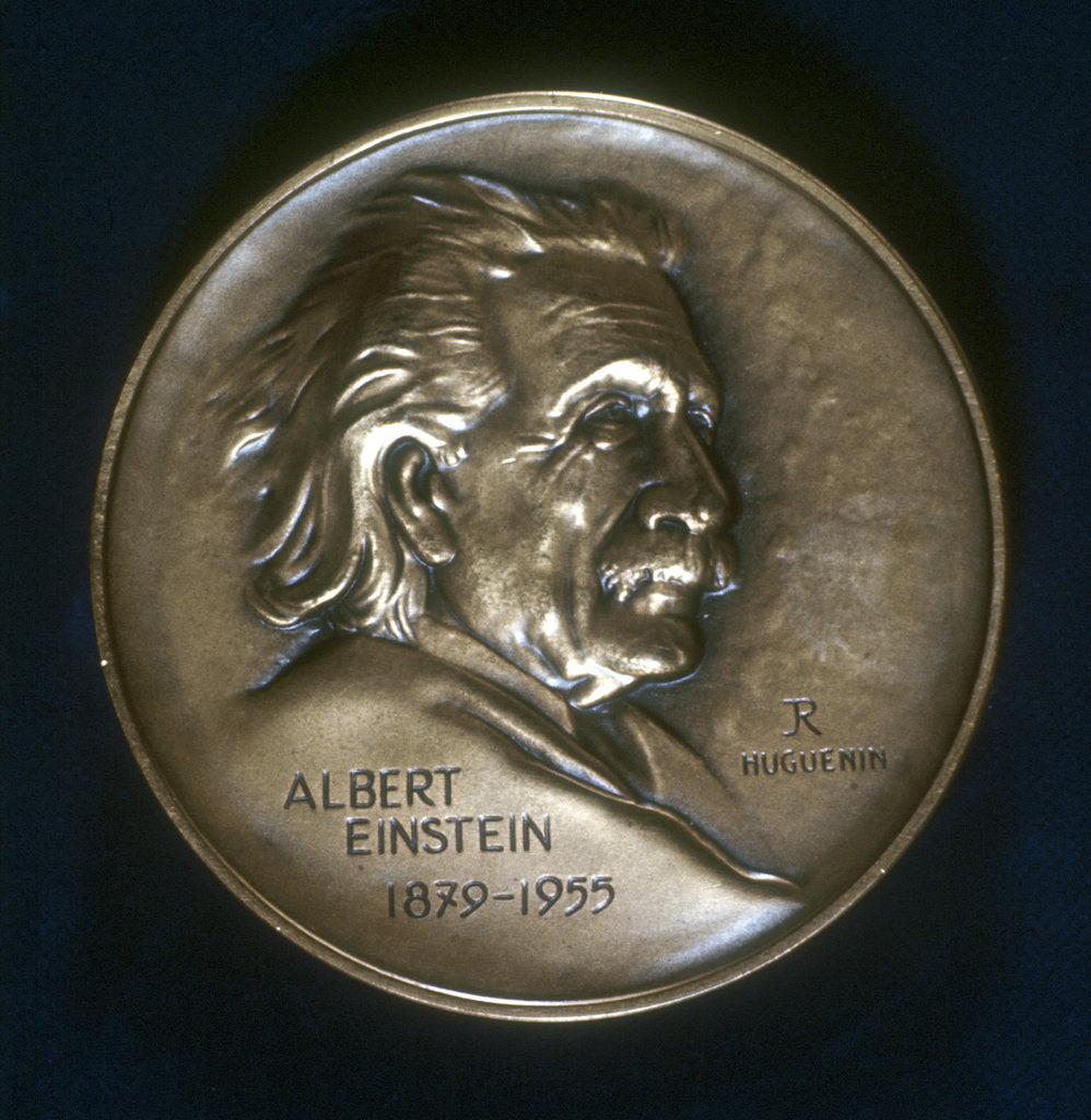 Detail of Albert Einstein (1879-1955), mathematical physicist, c1979 by Unknown