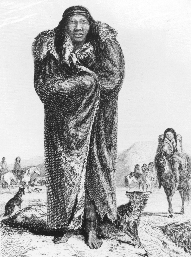 Detail of A Patagonian, c1831 (1839) by Unknown