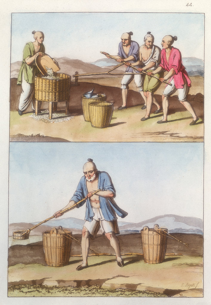 Detail of Chinese agriculture, 1825-1835 by Unknown