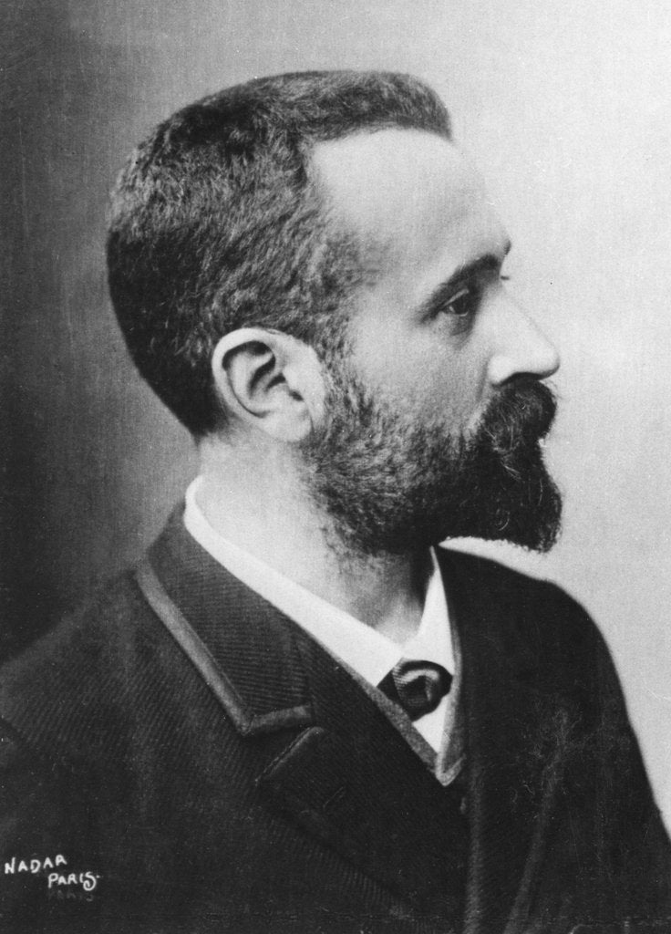 Detail of Alphonse Bertillon, French police officer, c1880 by Nadar