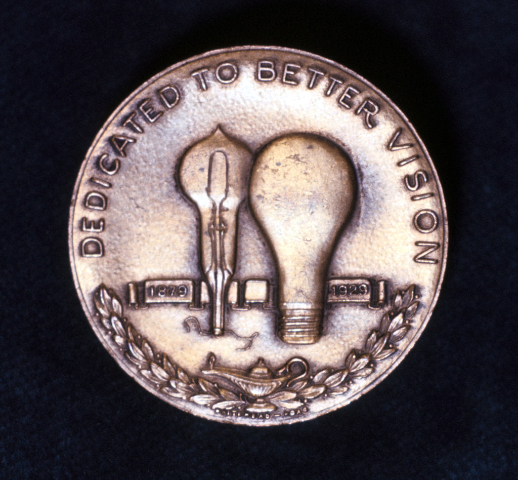 Detail of Incandescent light bulb, 1929 by Unknown