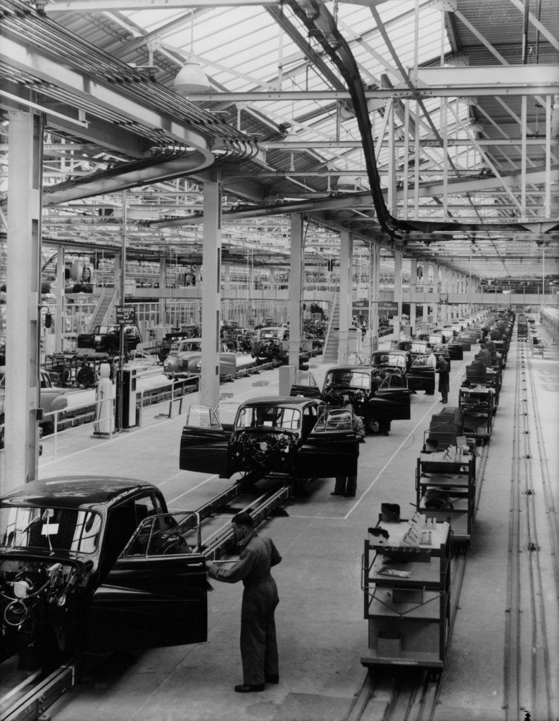 Detail of Daimler factory, 1950s by Unknown