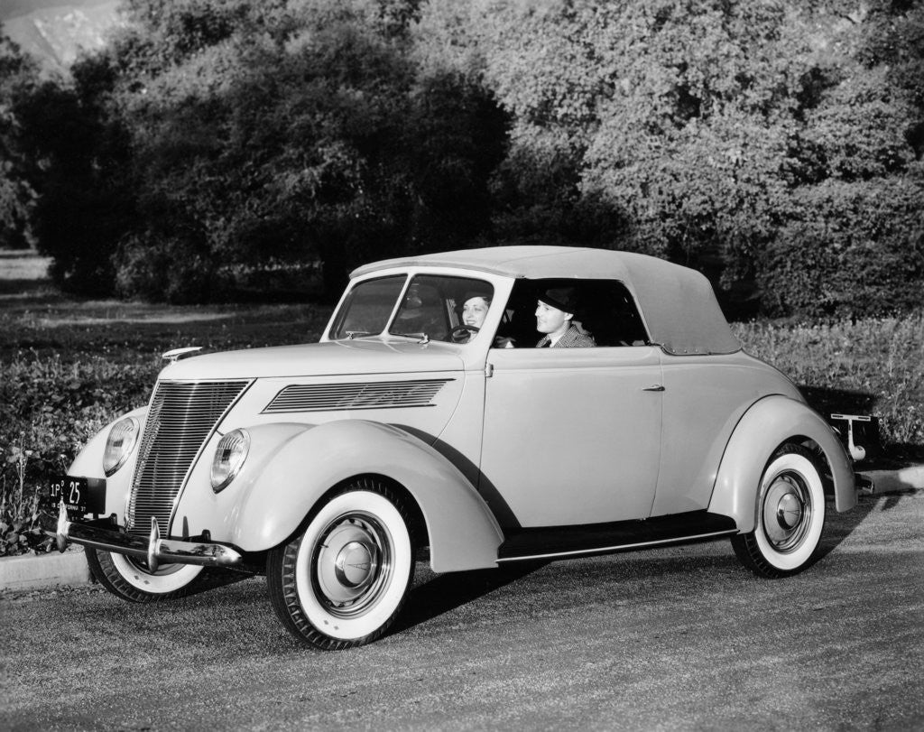 Detail of 1937 Ford V8 model 78 lub Cabriolet by Anonymous