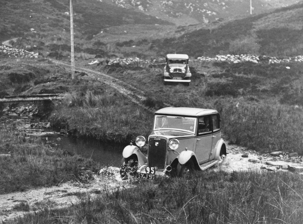 Detail of 1933 Crossley 10 hp, (1930s?) by Unknown