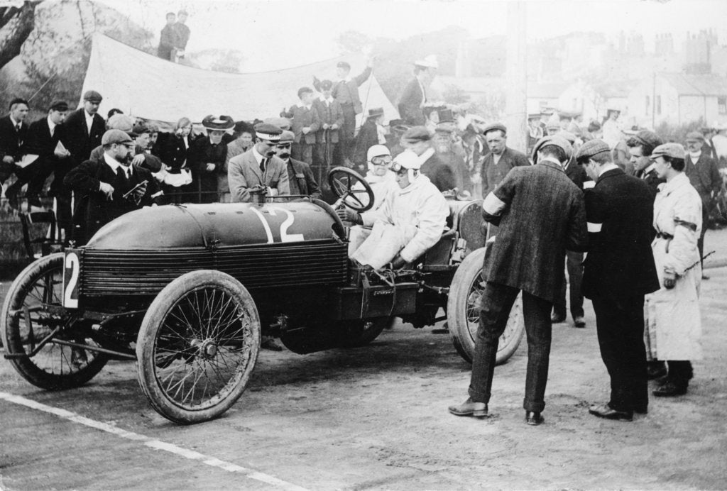Detail of Napier L48 racing car, (c1905?) by Unknown