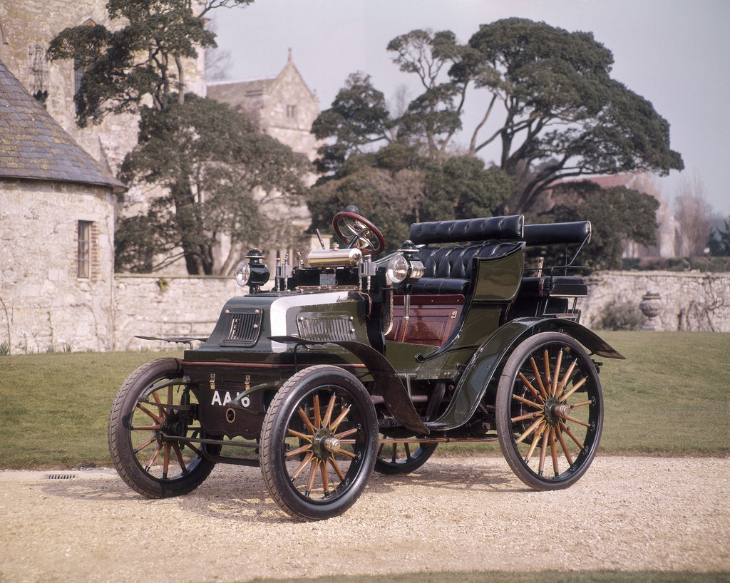 Detail of 1899 Daimler horseless carriage by Unknown