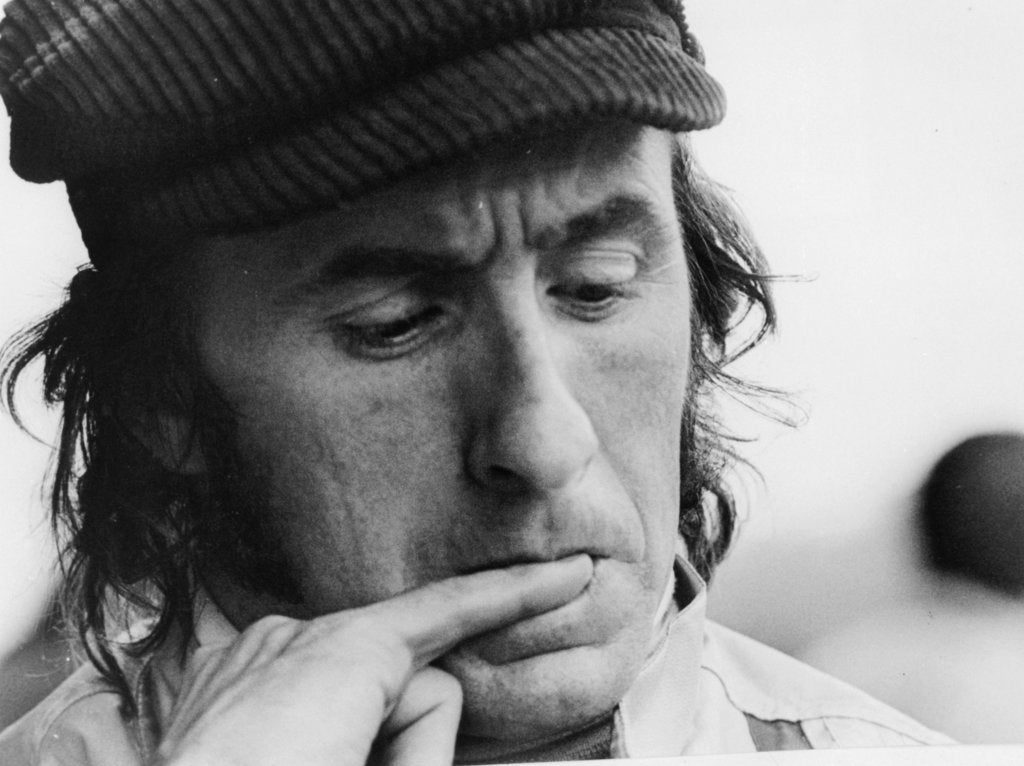Detail of Jackie Stewart, early 1970s by Unknown