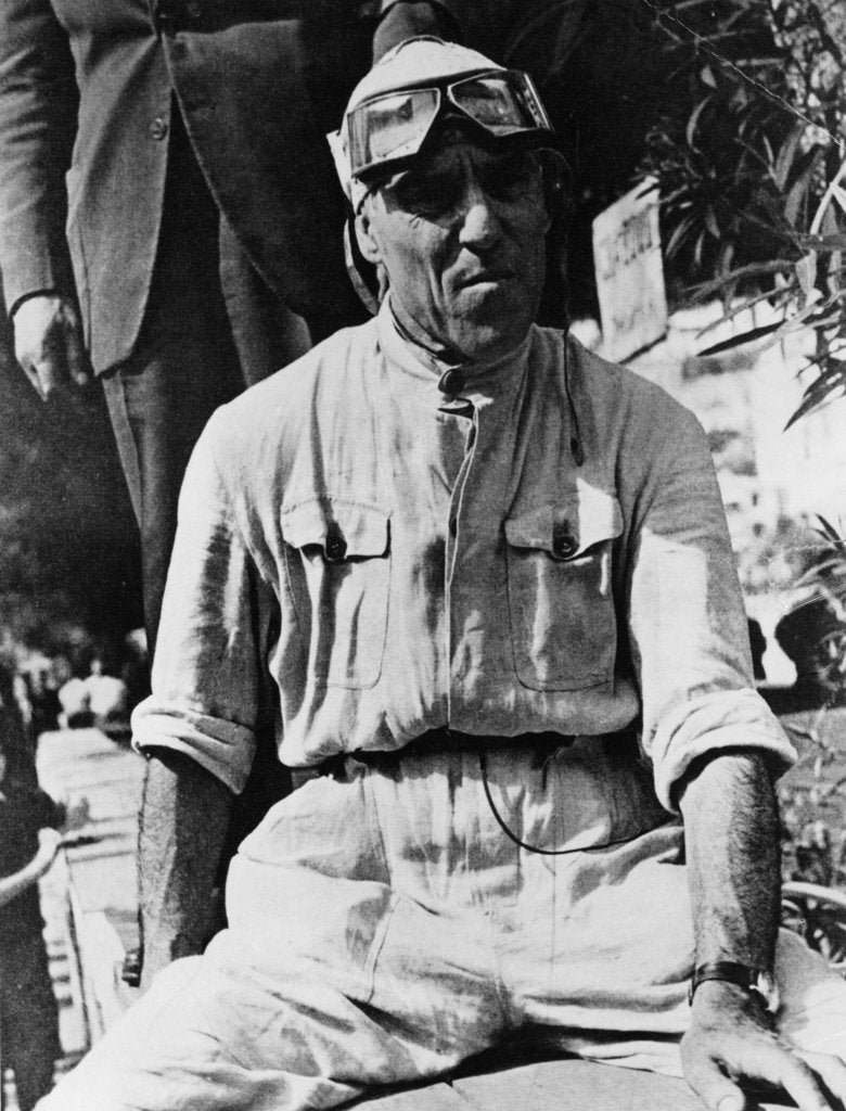 Detail of Tazio Nuvolari, 1930s(?) by Unknown