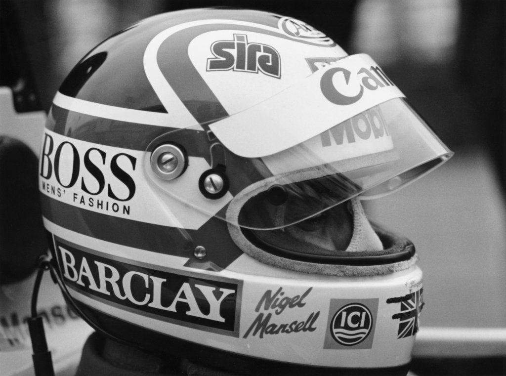 Detail of Nigel Mansell, 1988 by Unknown