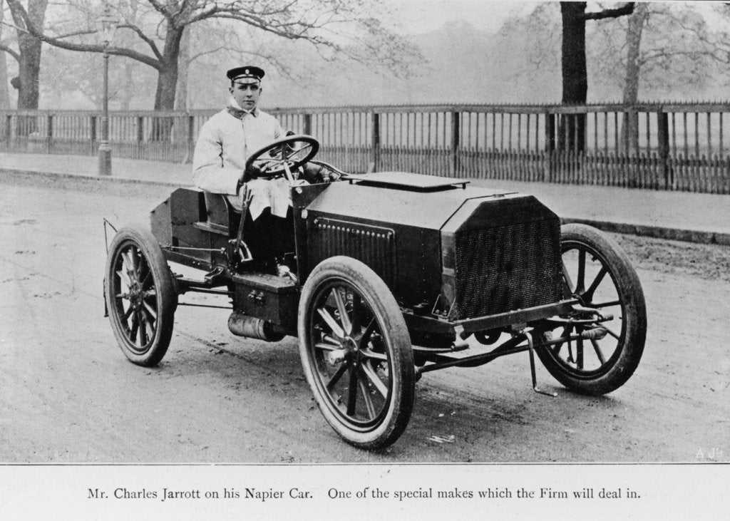 Detail of Charles Jarrott in his Napier Car, 1903 by Unknown