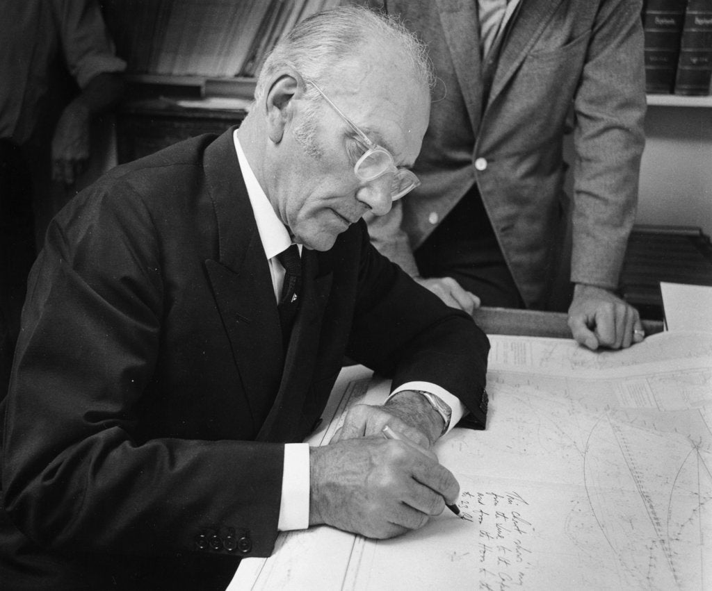 Detail of Sir Francis Chichester, KBE by Unknown