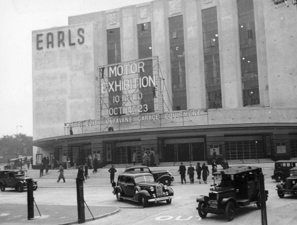 Detail of Earls Court Motor Exhibition, 1937 by Unknown