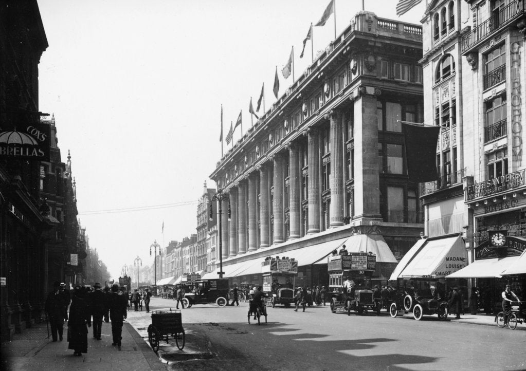 Detail of Selfridge's, Oxford Street, London, c1913 by Unknown