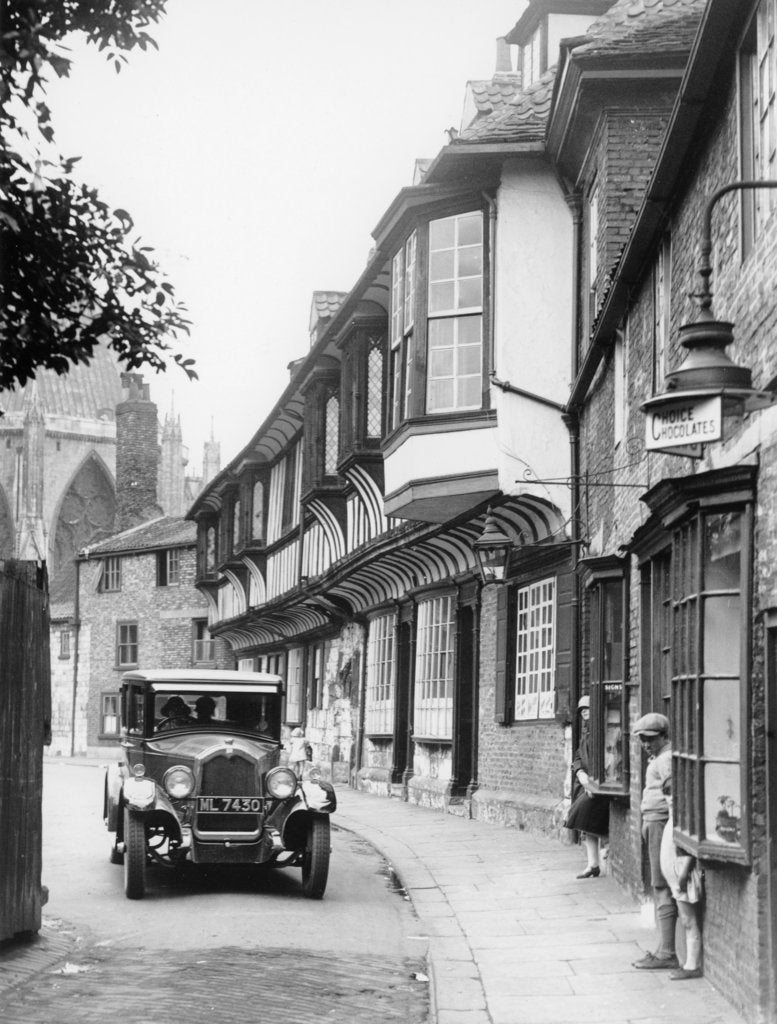 Detail of A Buick in College Street, York by Unknown