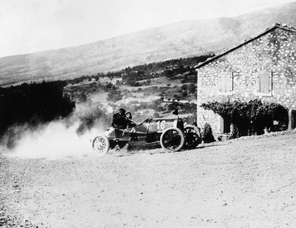 Detail of A Rolland-Pilain during the Mont Ventoux Hill Climb, Provence, France, 1909 by Unknown