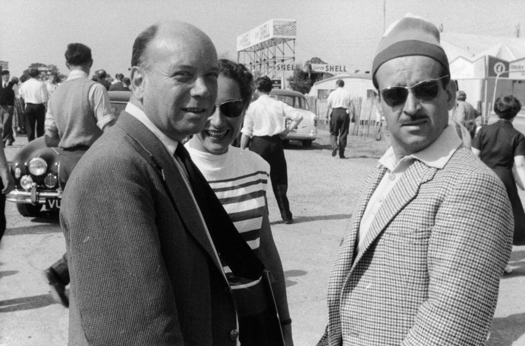 Detail of Pierre About with Maurice Trintignant by Unknown