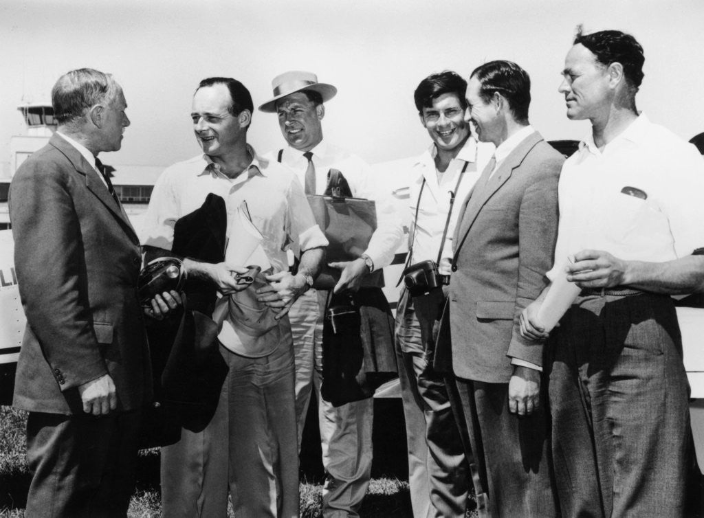 Detail of Donald Campbell in South Australia by Anonymous