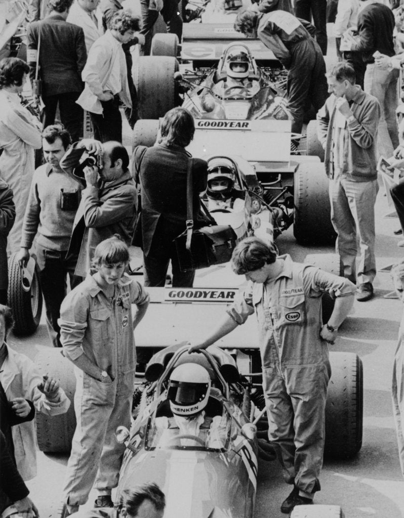Starting Grid, British Grand Prix, Silverstone, Northamptonshire, 1971 by Unknown
