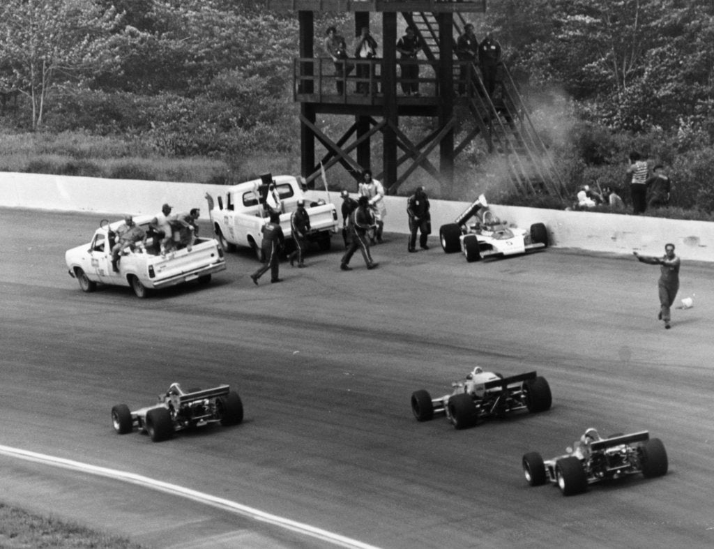 Detail of Accident at the Indianapolis 500, Indianapolis, Indiana, USA, 1974 by Unknown