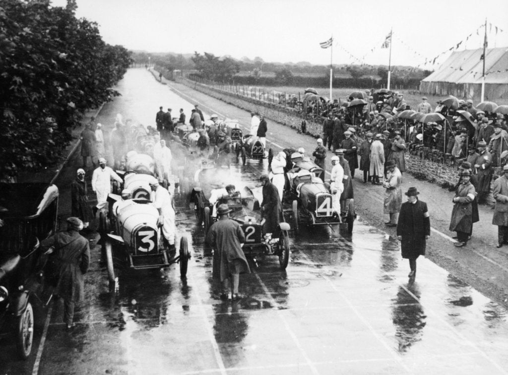 Detail of Start of a TT race,1922 by Unknown