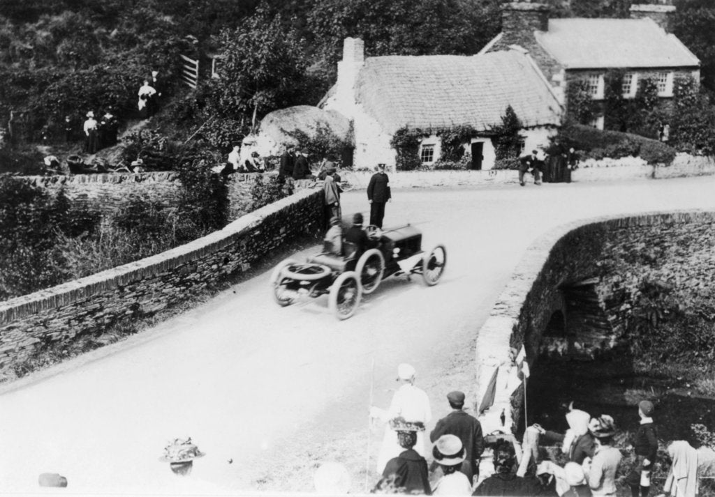 T Thornycroft in a TT race, 1908 by Unknown