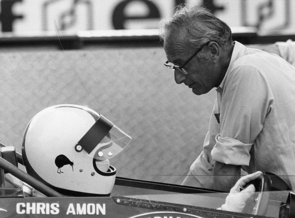 Detail of Chris Amon (on the left) and David Yorke, 1970s by Unknown