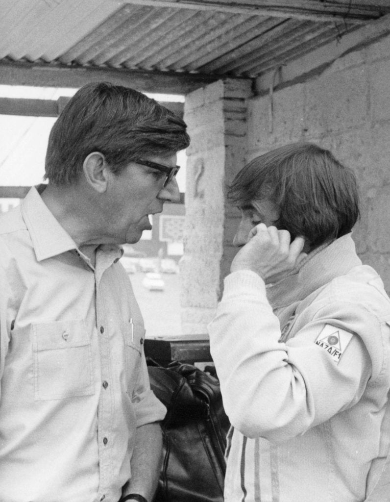 Detail of Ken Tyrrell and Jackie Stewart, (c1960s?) by Unknown